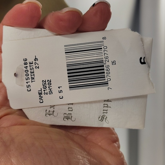 Jones Wear Camel Brown Blazer Size 6 Two Button Wool Blend Vintage - Picture 4 of 9